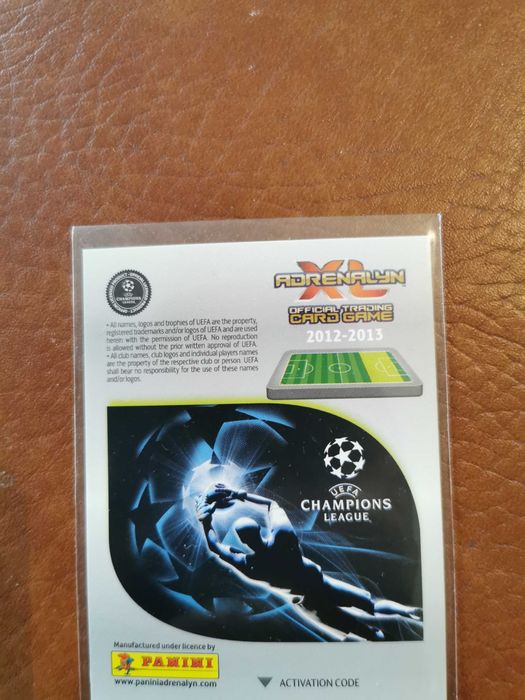 Panini adrenalyn xl champions league 2012 2013 Zlatan Ibrahimovic