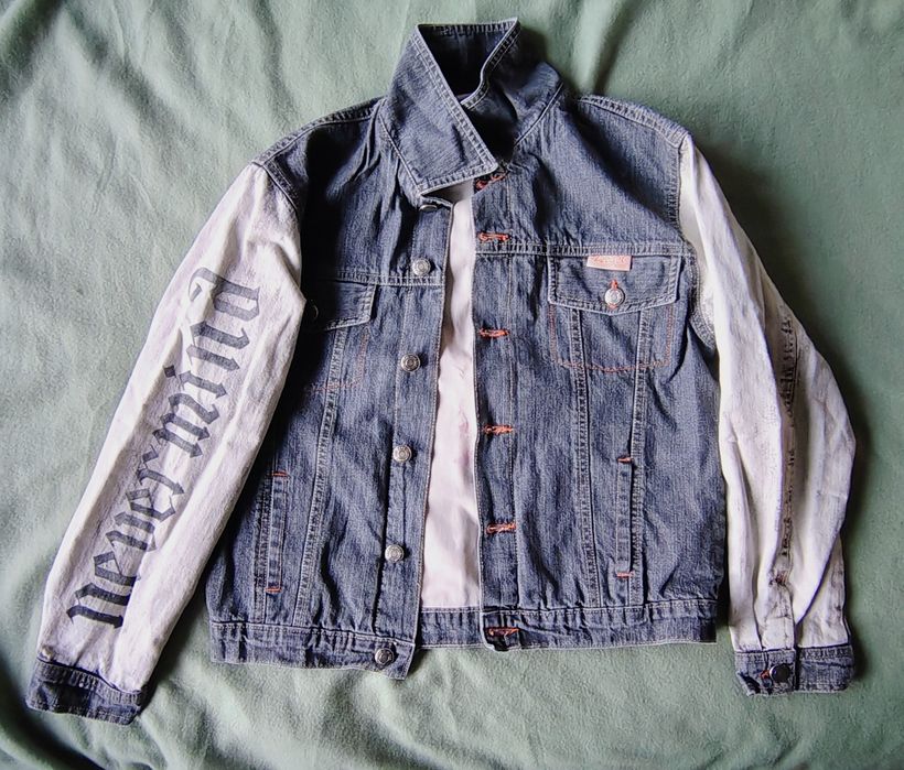 Ръчно рисувано дънково яке