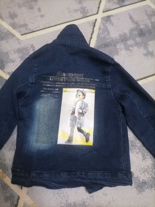 Джинсовая ветровка для девочки 4,5,6 лет