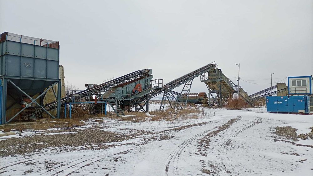 Instalatie sortare cu spalare 150 to/ora