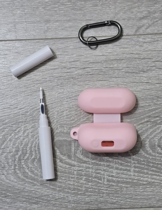 Husă silicon pentru Samsung Galaxy Buds 3 / Buds 3 Pro – cu carabină