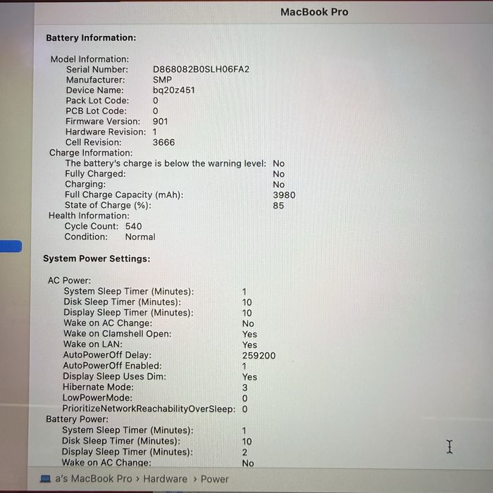 Macbook Pro 13" Core i5 8/256Gb