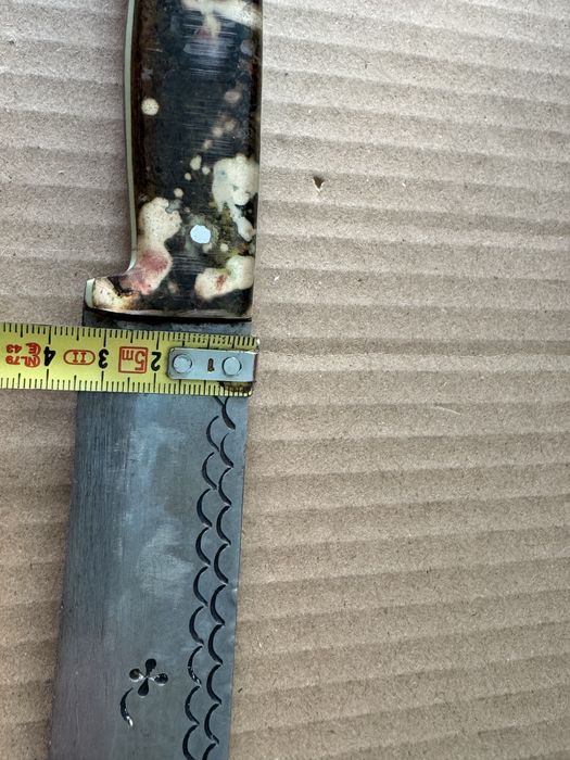 Стар нож 30см , гравиран