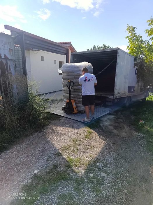 Слънчогледови  и дървесни пелети