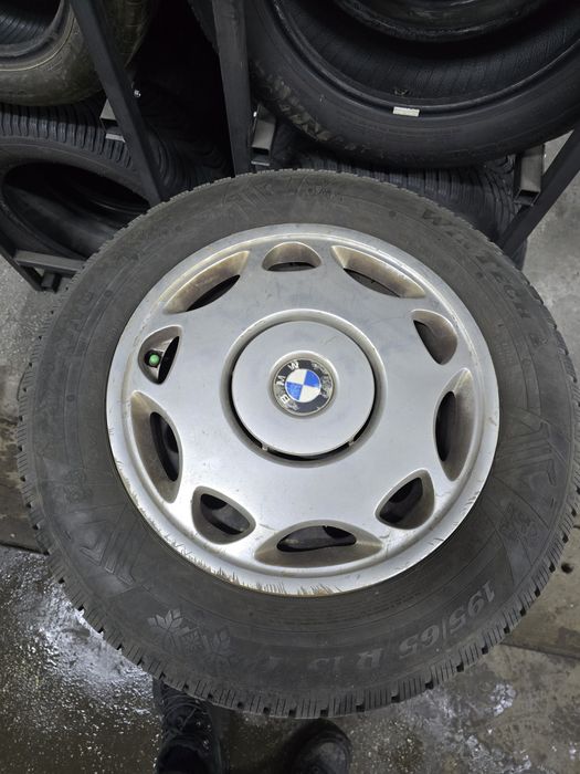 JANTE BMW + ANVELOPE 195/65/15 VIKING Stare excelentă