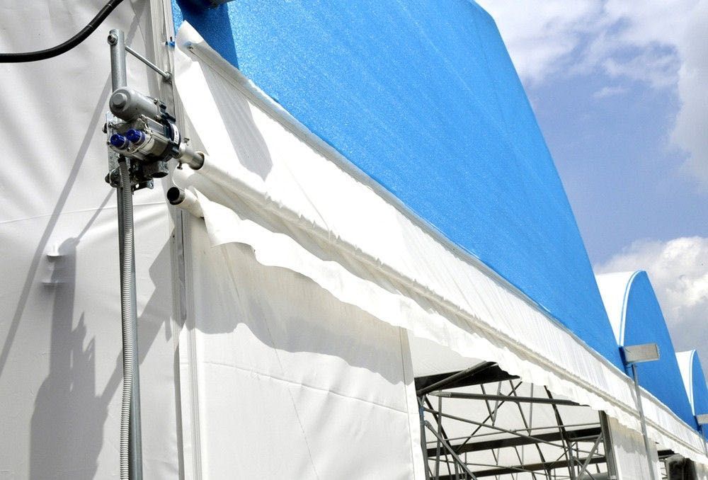 Macara electrică - pentru ventilarea laterală a solarului GEO