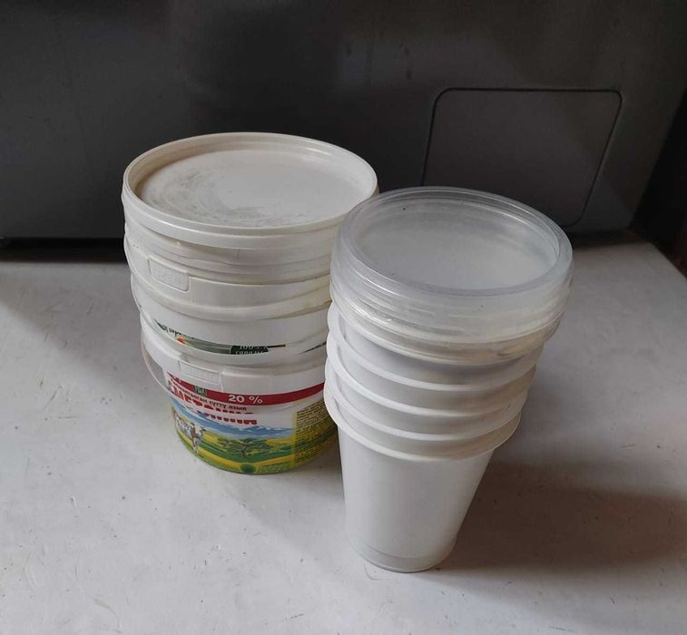 Пищевые пластиковые ведерки