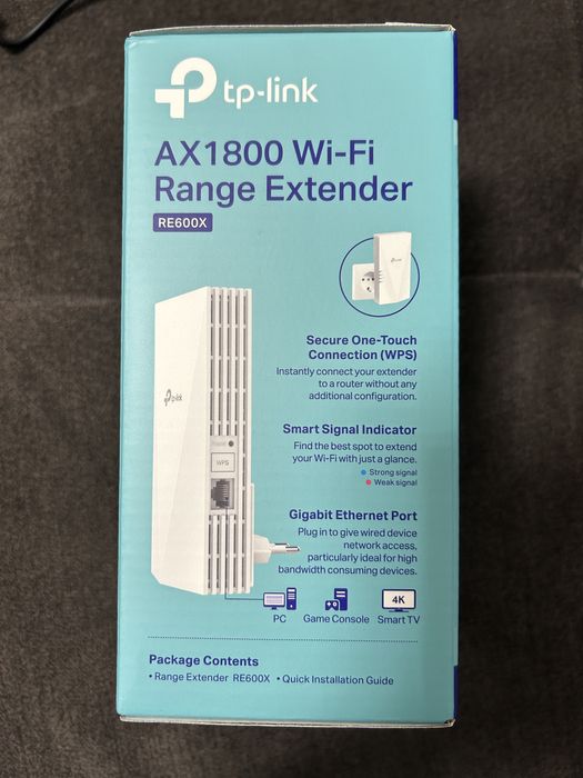 Екстендер/удължител на обхват TP-link wifi 6