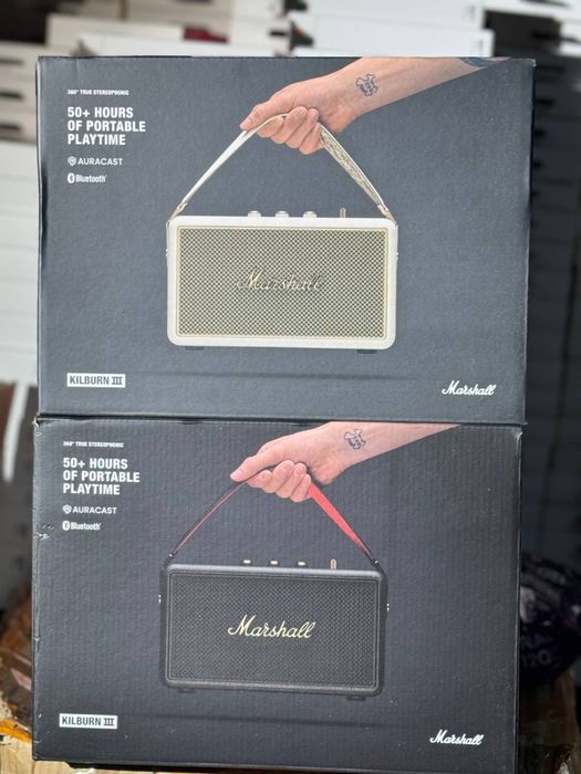 Marshall Kilburn III беспроводная колонка Original White / Black