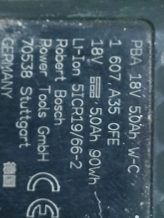 Baterie Bosch 18v 5A in stare foarte buna