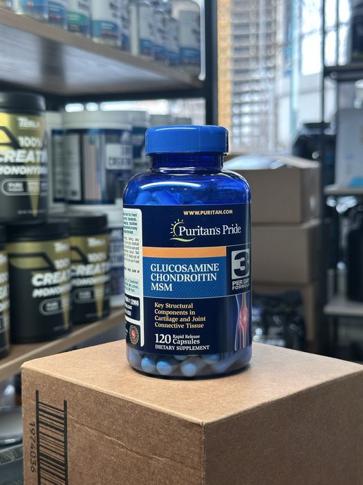 Puritan's Pride Glucosamine Chondroitin MSM 120 капсул