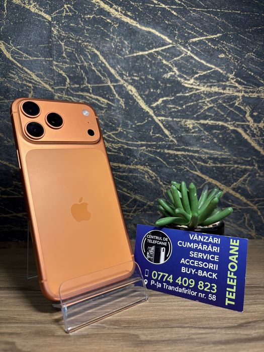 Iphone 17 Pro Max/512Gb/Garantie 2Ani Centrul de Telefoane Turda/Rate