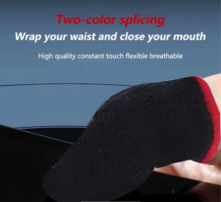 Set 10 manusi/degetare gamming pentru telefon (5perechi)