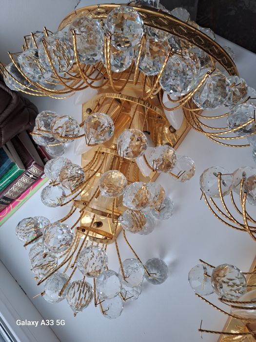 Люстра виноград болшая и Бра