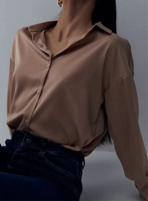 Продам атласную рубашку