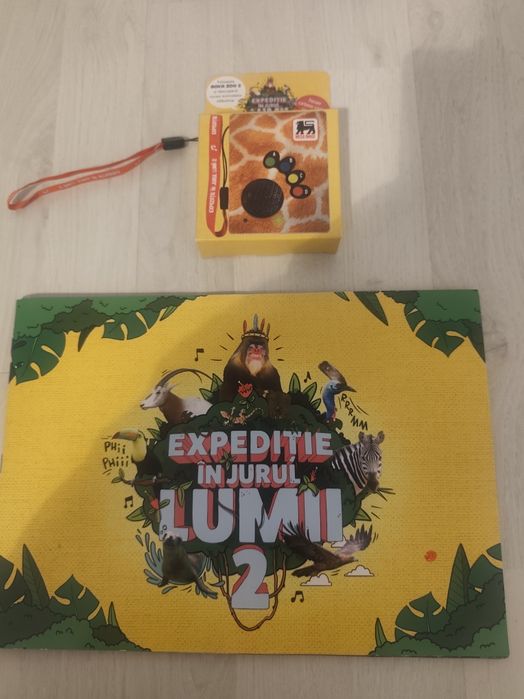 Album Cartonașe și Boxa Expediție în jurul lumii 2 - Mega Image