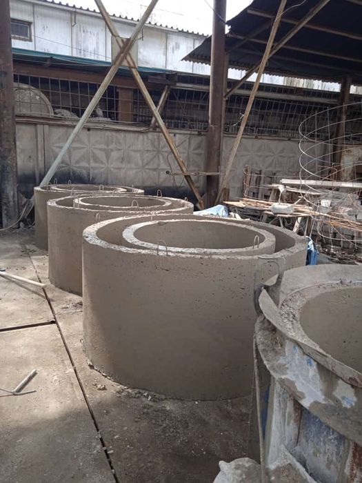 бетонные кольца .