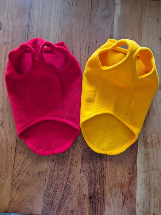 Дрешки от полар за кученца