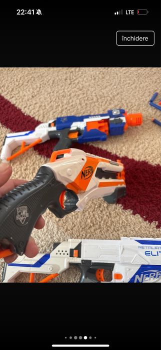 Pusti de jucarie Nerf