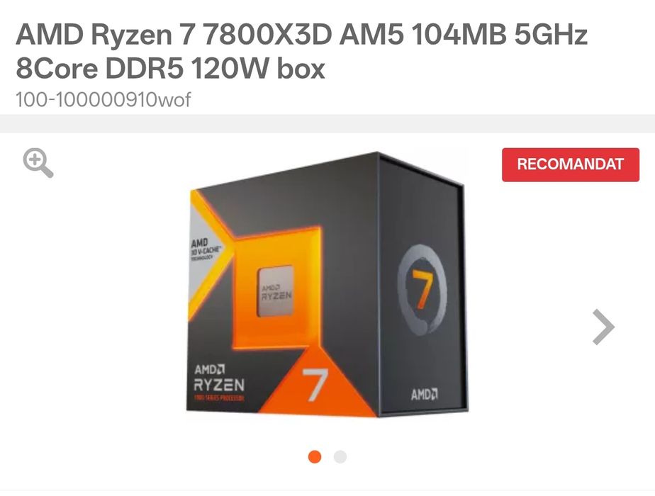 Kit 7800x3d 32gb ddr5 6400 rog strix b650e-e 2tb ssd sursa