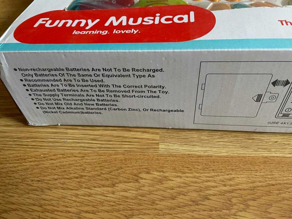 Jucărie muzicală educativă - pian cu microfon