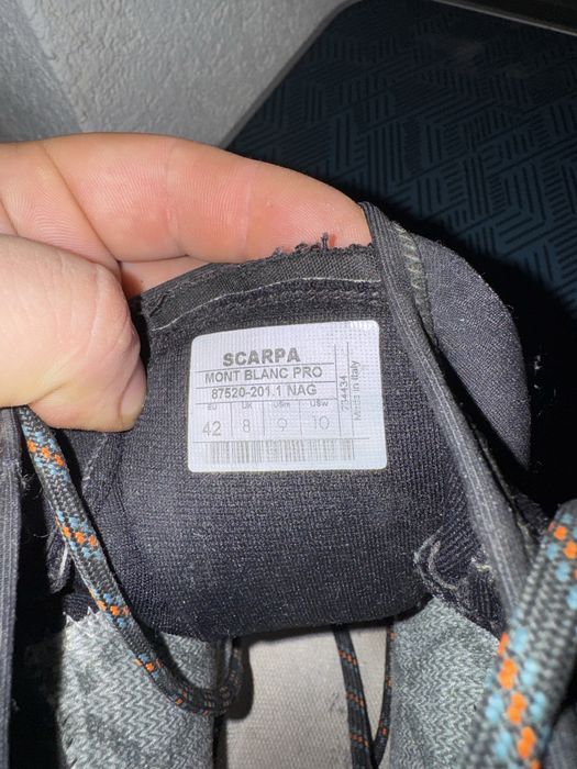 Scarpa Mont Blanc pro gtx