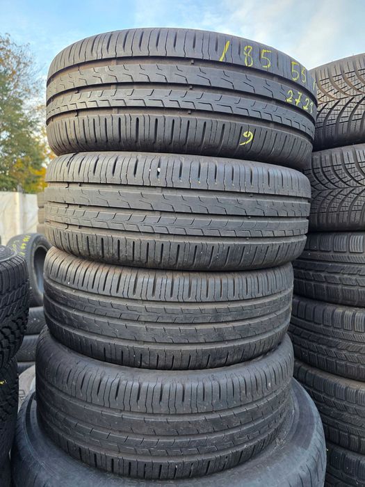 4бр Като нови летни гуми 185 55 15 - Continental - DOT 2023