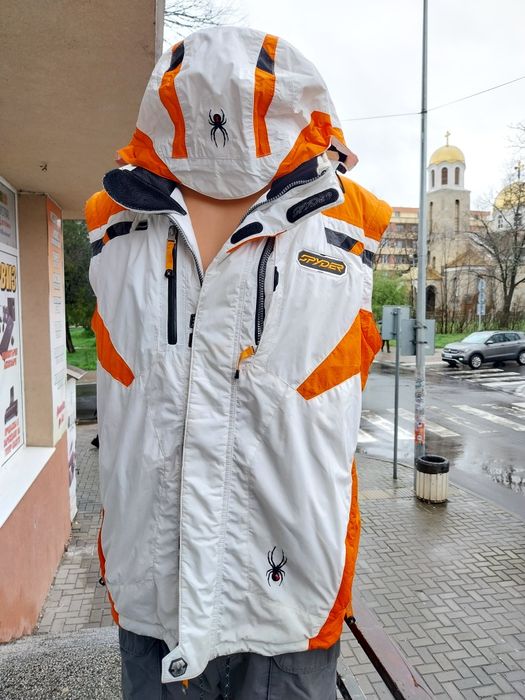 SPYDER-L разм.водоустойчив   плътен  мъжки елек с качулка .