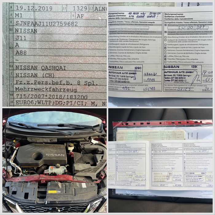 Nissan Qashqai / Tekna Plus / LED / 1,5 Dci / Panoramic / Distronic/ BOSE/   Top