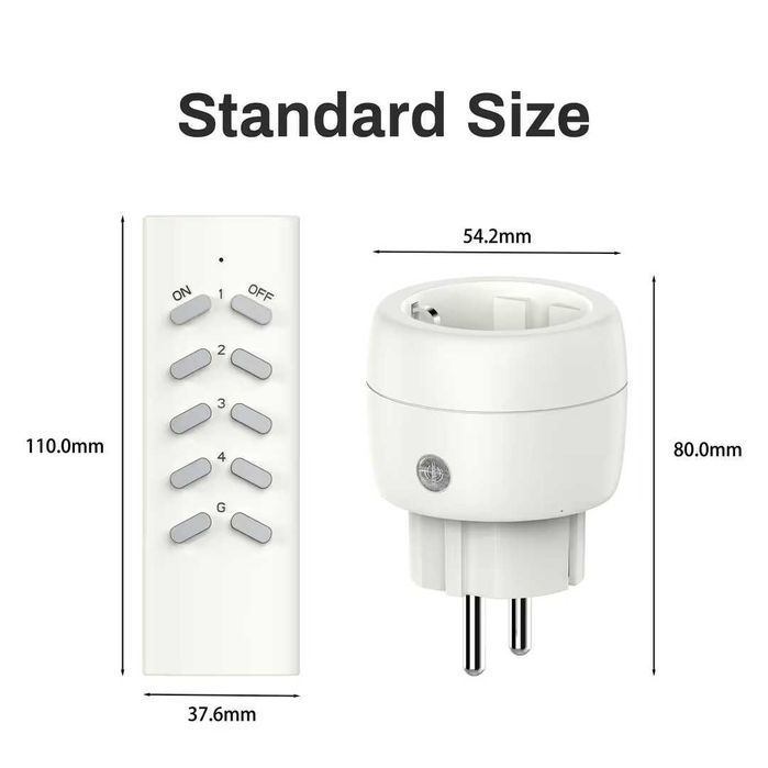 Prize Controlate prin Radio Telecomandă Certificate TÜV 10A 2300W