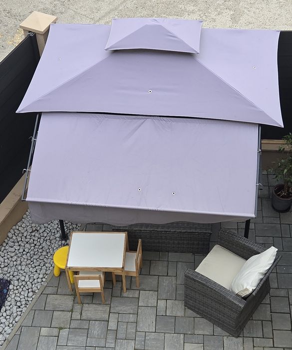 Pergola / pavilion  impermeabila pentru terasă si grătar