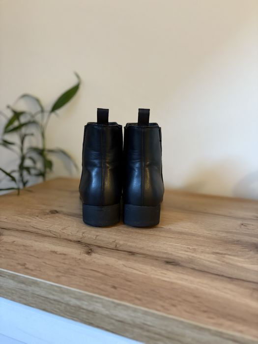 Just fab About You черни кожени боти