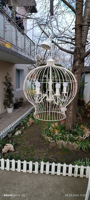 Винтидж бял полилей