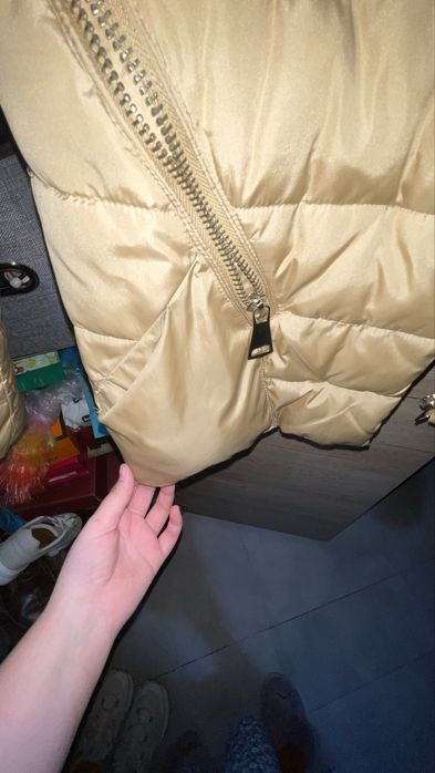 Куртка золотистая