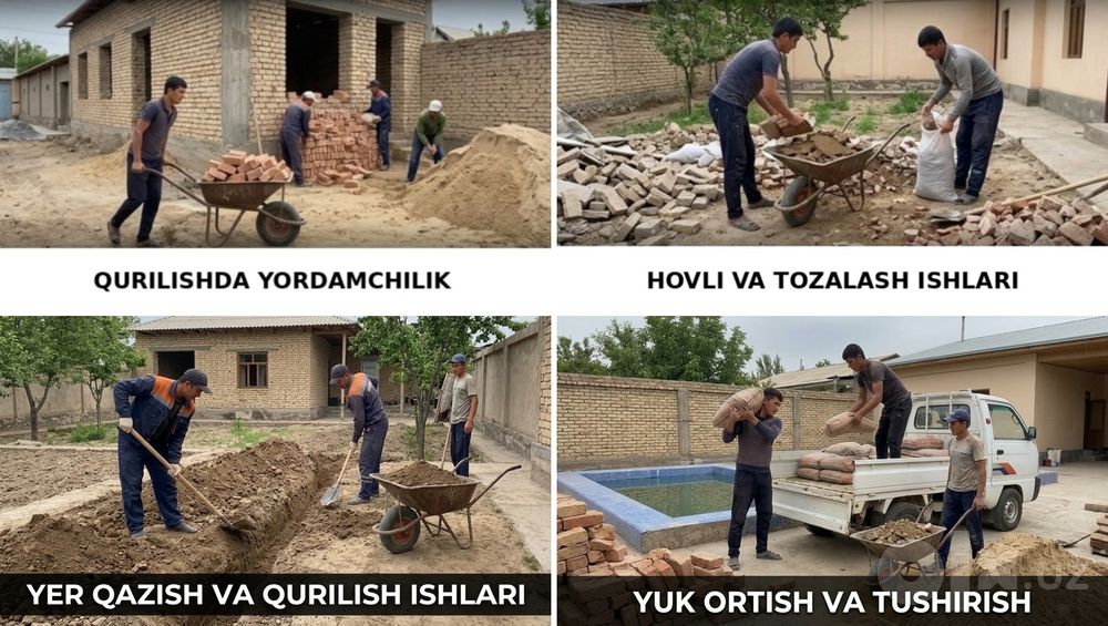 Raznarabochi | Mardikor | Kunlik ishchilar | Gruzchik xizmati