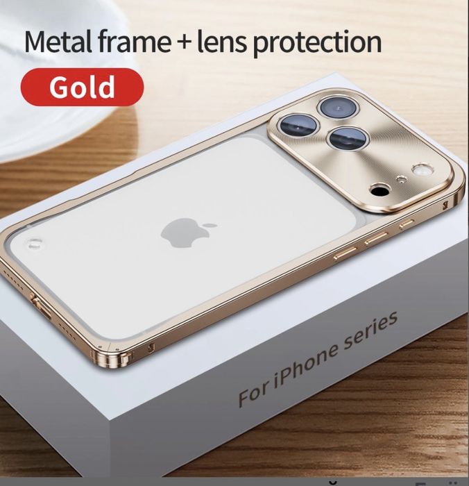 Iphone 17 pro Max метал чехол