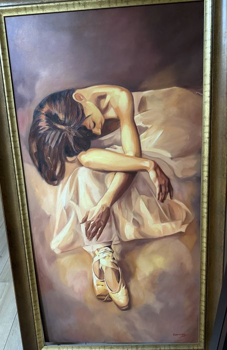 Vand urgent Tablou Mare 120/80 Balerină superb