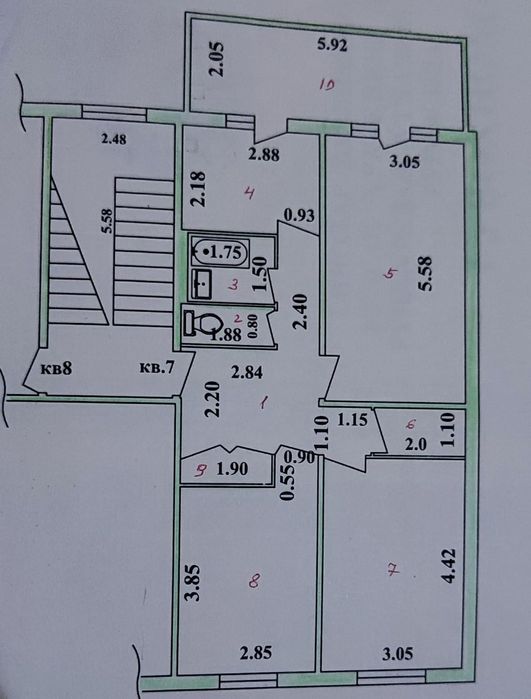 Срочно продаётся 3х комнатная квартира