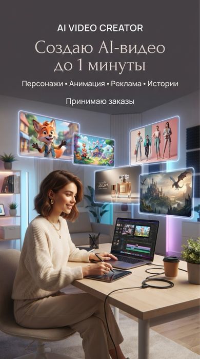 ИИ креатор, AI видео и фото