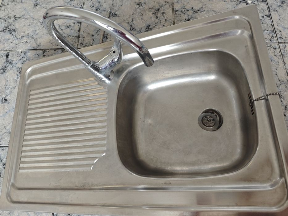 Алуминиева мивка за вграждане