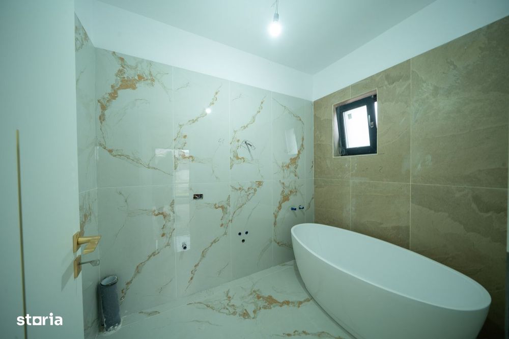 Casă nouă parter, 4 camere, 2 băi, 120 mp, teren 400 mp – Țegheș