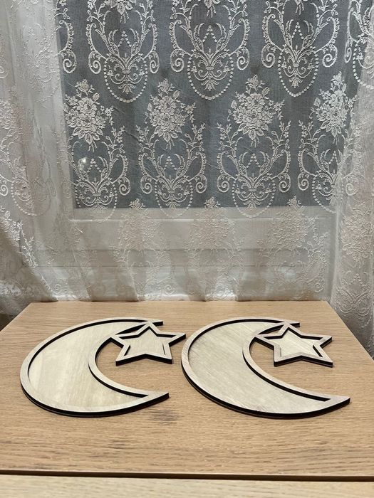 Деревянный поднос тарелка