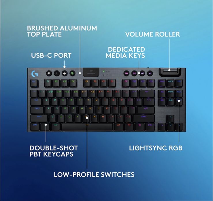 Logitech G915 Wireless Mechanical Gaming Keyboard