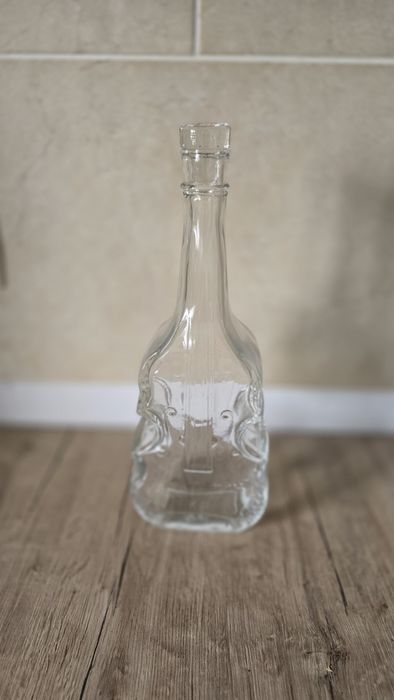 Sticla ornament vioara cutie noua