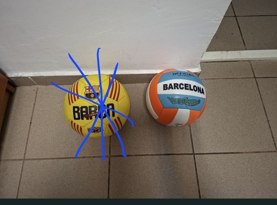 Minge de fotbal , volei Barcelona