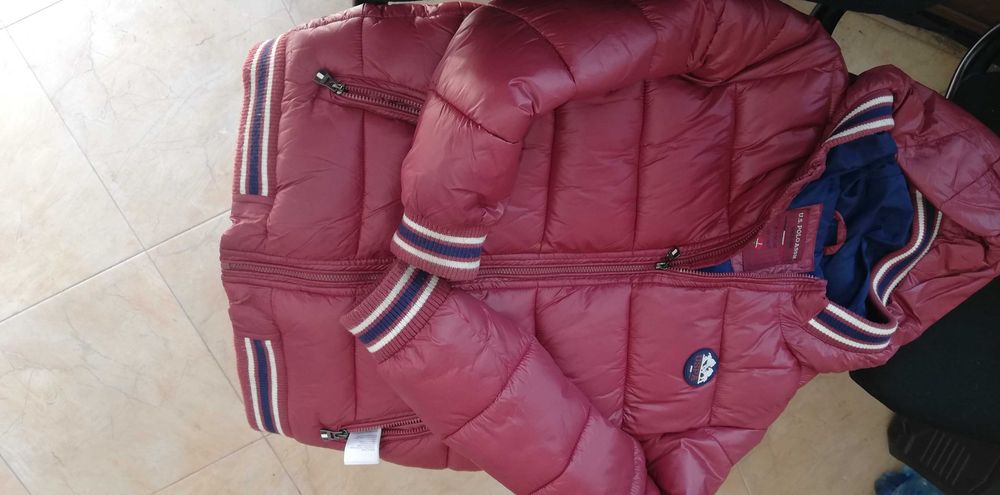 Ново Скиорско яке 128 см!  Яке.8г.us polo, 6г. boboli.