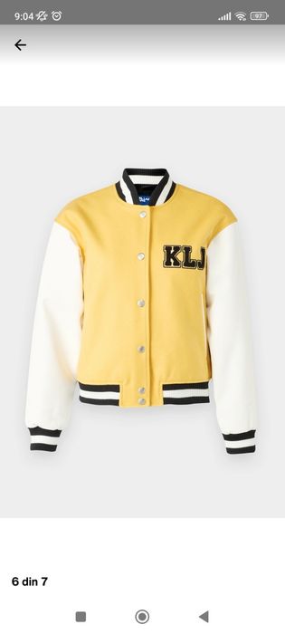 Geaca bomber Jacheta dama KARL LAGERFELD originala marimea S  deosebit