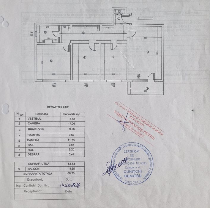 Proprietar vand apartament 3 camere decomandat Iancului