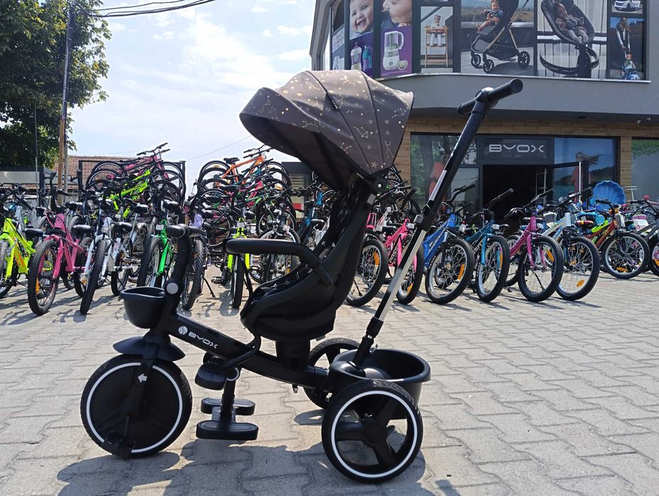 BYOX Детска триколка FUSION сив