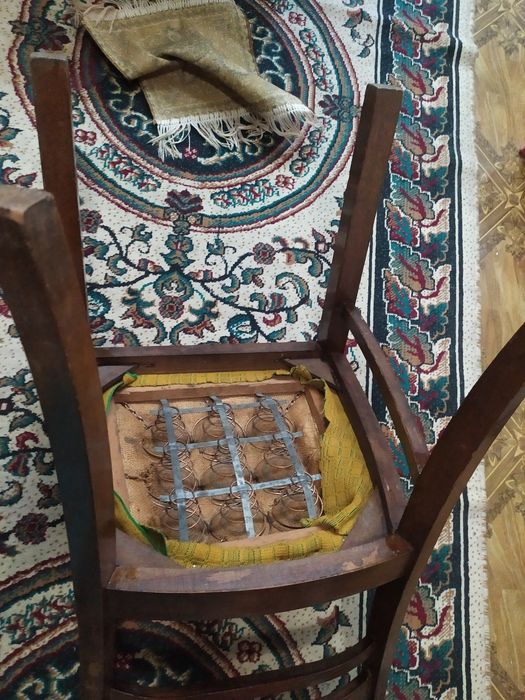 Стулья деревянные. 1940-годов. В количестве 3-х стульев.